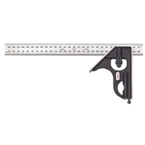Vista 30 de Starrett Cuadrado combinado de acero con cabeza cuadrada, longitud de hoja