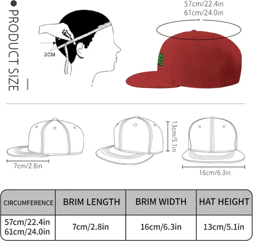 Vista 3 de Baseball Hat Ash-Wednesday Hat for Women Fashionable Cap Adjustable shenaniganss Squad Sun Hats