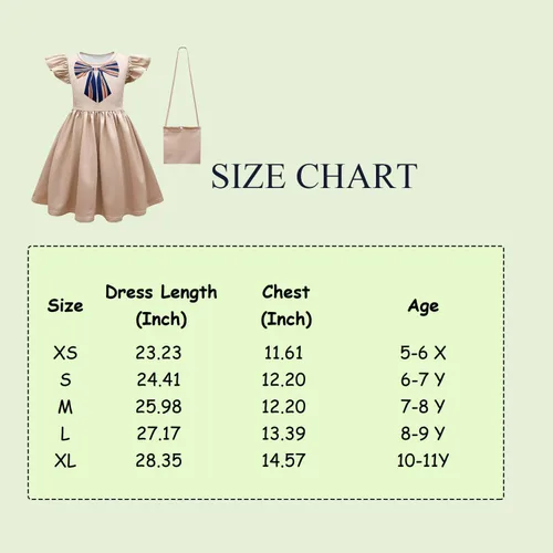 Vista 5 de 7HERBMAYA Vestidos de disfraz para niñas, para fiestas de Halloween, trajes de juego de rol