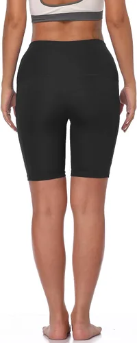 Vista 8 de NELEUS Pantalones cortos de compresión para mujer con bolsillo