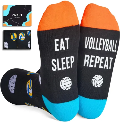 Vista 7 de Zmart Gifts for Sports Lovers - Running Yoga Dance Skater Fishing Gifts, Funny Socks
