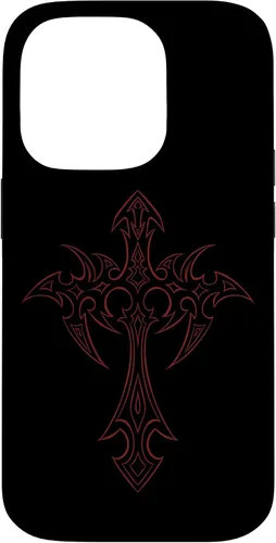 Vista 17 de Y2k Mall Goth Grunge Aesthetic Gothic Cross Case for iPhone 17