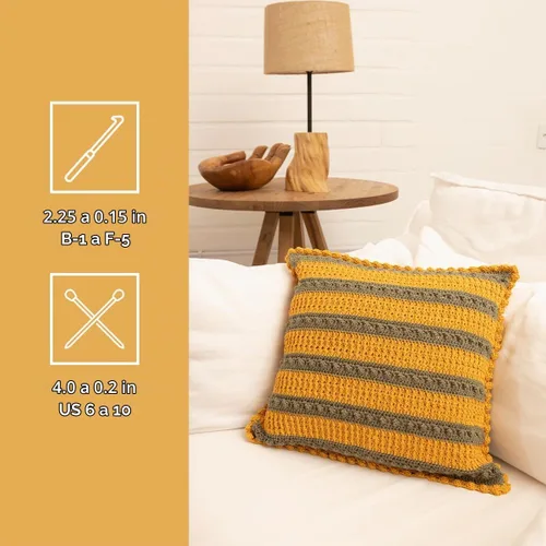 Vista 2 de Círculo Hilo Duna – 186 yardas, 3.52 onzas – Hilo DK de peinado ligero – 100% algodón virgen brasileño mercerizado, perfecto para tejer y hacer