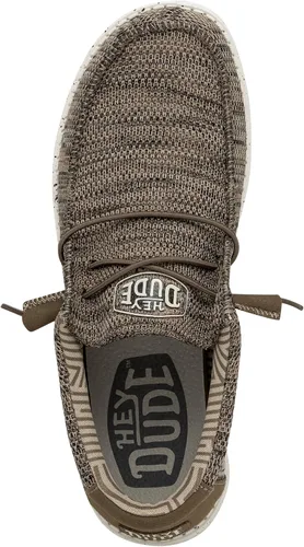 Vista 2 de Hey Dude Wally Sox - Mocasines con cordones, para hombres, calzado cómodo y ligero