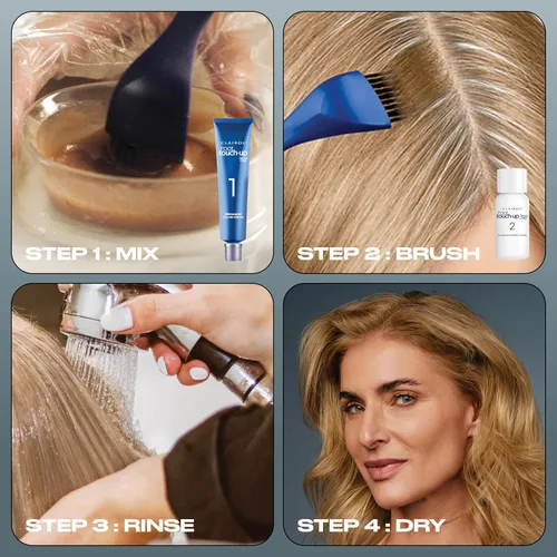 Vista 34 de Clairol Root Touch-Up de Nice'n Easy Tinte Permanente para el Cabello, 10 Rubio Extra Claro, Paquete de 1 Clairol Root Touch Up - Tinte permanente