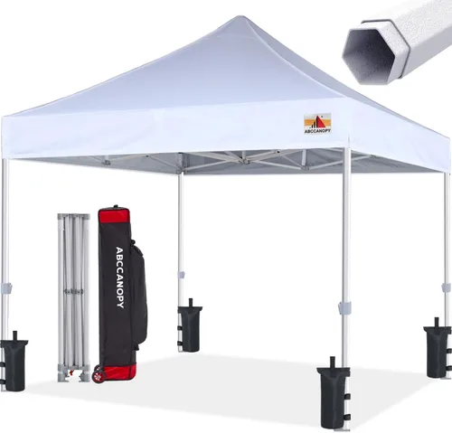 Vista 22 de ABCCANOPY Commercial Pop Up Canopy Tent 10x10 Premium-Series, Black