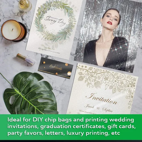 Vista 5 de Koala Pearl - Papel fotográfico fino brillante de 8.5 x 11 pulgadas, 40 hojas de 30 libras, brillante para bolsas de chips de bricolaje, compatible