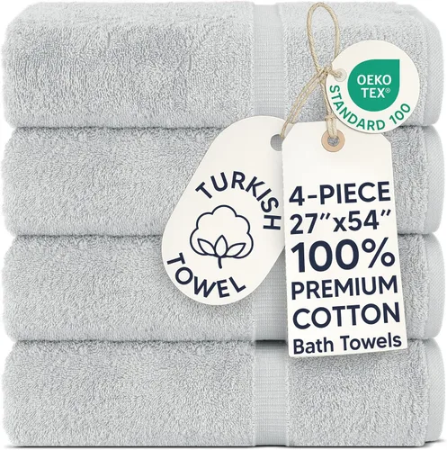 Vista 14 de Chakir Turkish Linens Toallas turcas de alta calidad 100% algodón para baño, toallas de baño grandes de 30 x 60 pulgadas (4 piezas, rosa)
