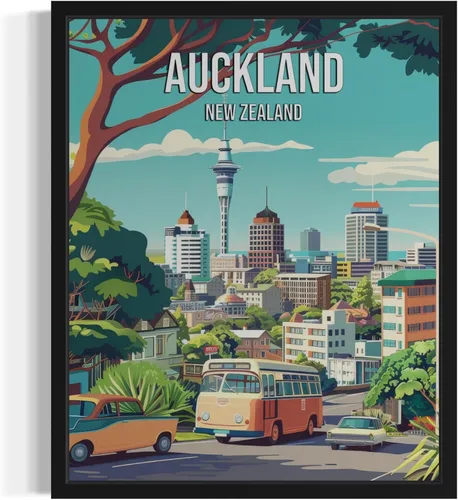 Vista 13 de Póster de paisaje de Adelaide Australia, arte de pared retro vintage, pintura de paisaje de la naturaleza, galería 23