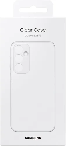 Vista 5 de Funda para Samsung Galaxy S23 FE transparente, cubierta protectora con diseño delgado, resistente a los arañazos, versión estadounidense