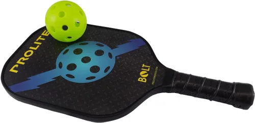 Vista 3 de Prolite Pala de pickleball Bolt - Peso ligero - Potente - Revestimiento de fibra de carbono para una colocación superior de la pelota - Núcleo