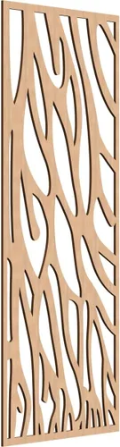 Vista 131 de 9 3/8"W x 24 3/8"H x 1/4"T Bristol Decorativos Paneles de Pared de Madera Calado, Cereza