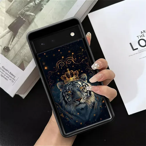 Vista 1020 de Compatible con Google Pixel 4A 5G Mobile Case Creative Acrylic Panel trasero Silicona Protección Grip especialmente diseñado para Google Pixel 4A 5G