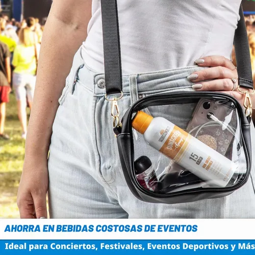 Vista 5 de GoPong Botella de aerosol de aluminio con petaca de protector solar (473 ml en total) - Petacas de alcohol ocultas para viajes – Contenedores