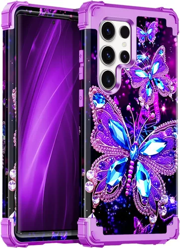 Vista 14 de Hekodonk Funda para Galaxy A15 5G, tres capas de alta resistencia a prueba de golpes, plástico duro+silicona suave, funda protectora de cuerpo Todo