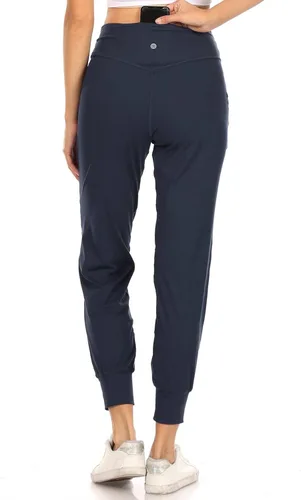 Vista 34 de Leggings Depot ActiveFlex Jogger - Pantalones de yoga para mujer con bolsillos Negro