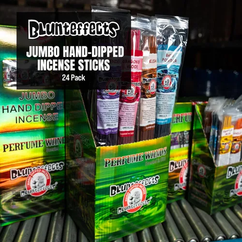 Vista 2 de Blunteffects Exhibición de incienso JUMBO sumergida a mano (24 surtidos) 19
