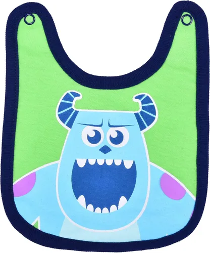 Vista 4 de Disney Baby Boys Monsters Inc Mickey o Buzz Lightyear Paquete de 2 baberos y body