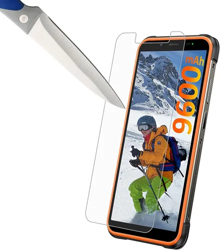 Vista 4 de Mr.Shield Protector de pantalla compatible con Ulefone Power Armor 16S / Power Armor 16 Pro [vidrio templado] [paquete de 3]