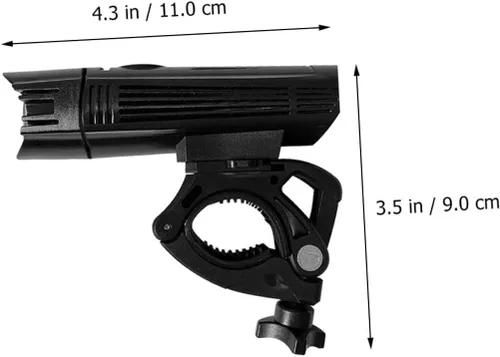 Vista 2 de Toddmomy Rechargeable Bike Light Set Front and Rear LED Bicycle Safety Lamp Waterproof USB Charging Cycling Headlight Taillight Combo for Night