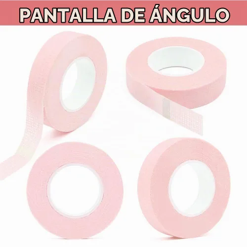 Vista 6 de EBANKU 5 rollos de cinta para extensiones de pestañas, cinta de ojos