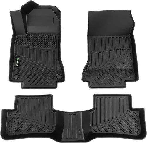 Vista 20 de HAFIDI® Juego de alfombrillas y forro de carga para Kia EV9 2024 2025 2026 (no apto para sillas de relajación), protección para todo tipo de clima