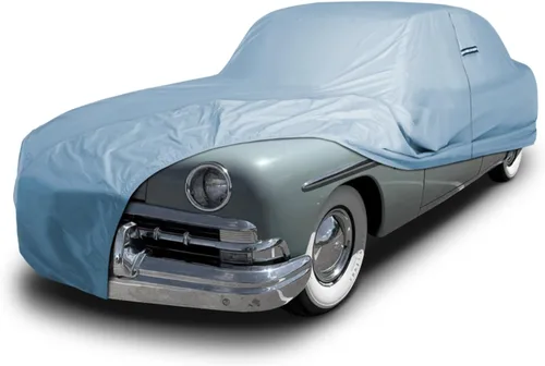 Vista 18 de iCarCover Funda de automóvil a medida para Lincoln Capri (1952-1957), impermeable, para todo tipo de clima, lluvia, nieve, protección solar UV Rayas