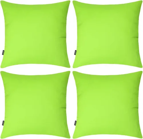 Vista 27 de Coddsmz Paquete de 4 fundas decorativas de 100% algodón para cojín cuadrado, funda de almohada de color liso para bricolaje, para sofá y dormitorio