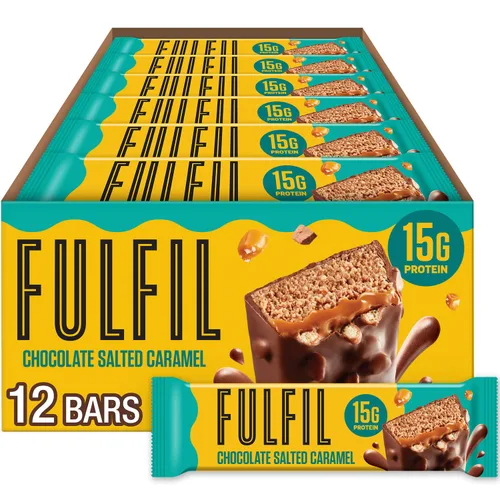 Vista 17 de FULFIL Paquete variado de barras de proteínas, 0.71 oz de proteína, 12