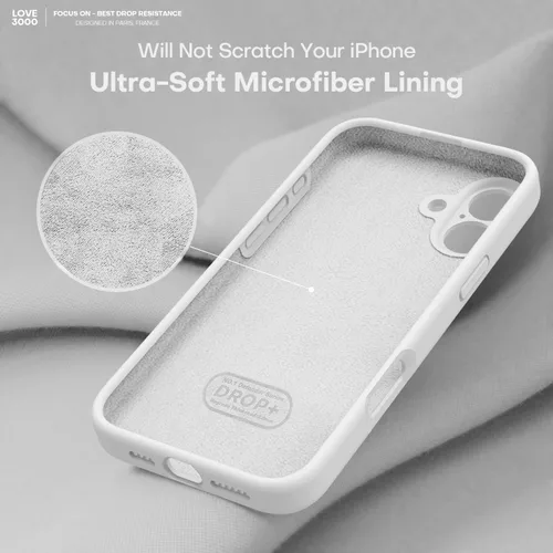 Vista 207 de LOVE 3000 Diseñada para Funda iPhone Air, Silicona Premium [Compatible con Magsafe][Forro de Microfibra Suave Anti-Rayones] Funda Protectora