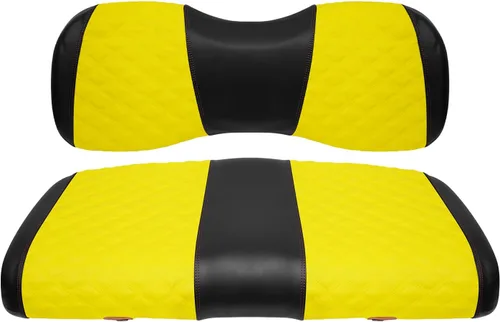 Vista 21 de Fundas de asiento delantero para carrito de golf para Yamaha Drive 2007-2016/Drive 2 2017+ Cojín de asiento universal OEM delantero, fundas de Negro