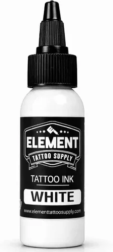 Vista 8 de Fuente del tatuaje del elemento tinta blanca del tatuaje de 4 onzas para el Blanco