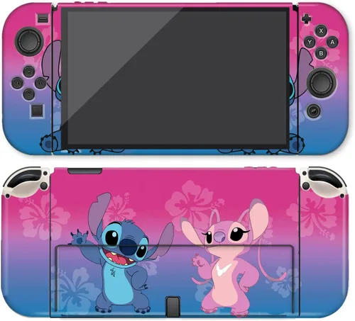 Vista 3 de Adhesivos de vinilo mate con diseño de anime Switch OLED (solo interruptor OLED)