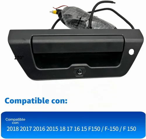 Vista 4 de Cámara de repuesto para puerta trasera compatible con Ford F150 2015-2020 - Cámara de repuesto para manija de puerta trasera