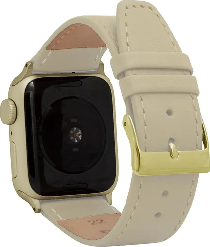 Vista 21 de Bandini Correas de cuero para mujer para Apple Watch de 1.496 pulgadas, 1.575 pulgadas, 1.614 pulgadas para mujer, correa delgada de cuero iWatch