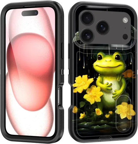 Vista 113 de Funda para iPhone Air con soporte integrado, a prueba de golpes, polvo y caídas, 3 capas, grado militar, funda protectora para iPhone Air de 6.5
