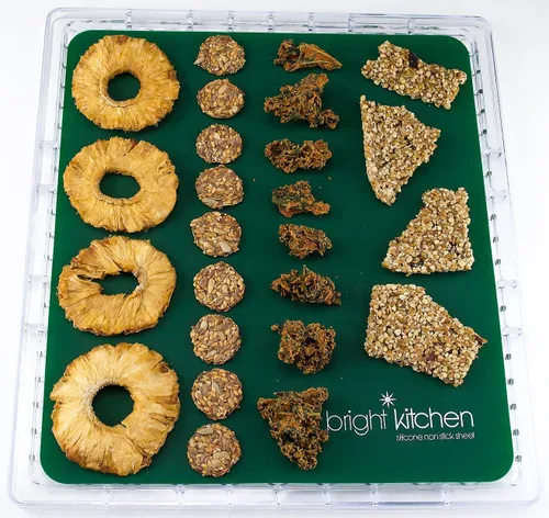 Vista 2 de 3 hojas antiadherentes de silicona para aroma, deshidratador profesional, 6 bandejas, galletas enrollables de frutas