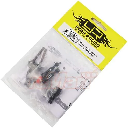 Vista 2 de Yeah Racing Eje de transmisión ajustable de acero G45 para Tamiya TT02D TATT-S03#TATT-018