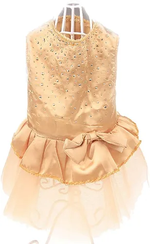 Vista 5 de Moda Dulce Cachorro Princesa Falda Tutu Vestido De Novia Para Perros Pequeños, Extra Pequeños - Rojo rojo (J-red)