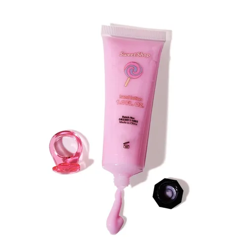 Vista 6 de M&U MAKE YOU UP Juego de brillo de labios para niñas, 11 piezas de cuidado de labios con helado y brillo labial en forma de piruleta
