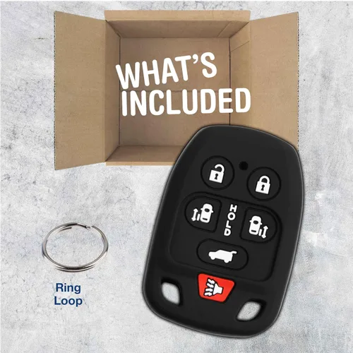 Vista 3 de KeyGuardz - Carcasa exterior de goma suave para llave de coche, 6 botones, para Honda Odyssey N5F-A04TAA