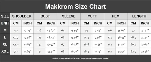 Vista 6 de Makkrom Camisa Henley de algodón para hombre, a rayas, manga larga, hippie, casual, para verano y playa