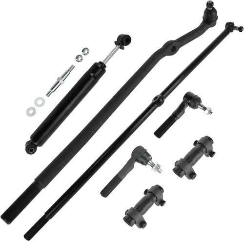 Vista 70 de TRQ Kit de dirección delantera con barra de acoplamiento de fuelle de piñón y cremallera compatible con Toyota Echo 2000-2005