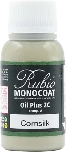 Vista 149 de Rubio Monocoat Muestra de Tinte y Acabado para Madera - Niebla 5% Aceite Plus Parte A Aceite de linaza para madera de secado rápido y ecológico