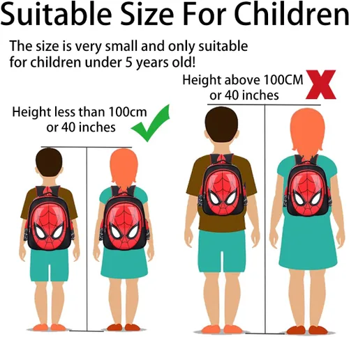 Vista 4 de MEIJU Mochila escolar para niños menores de 8 años 3D impermeable dibujos animados animación primaria escuela, Negro -, Lindo viaje