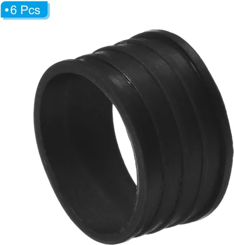 Vista 3 de PATIKIL Anillo de agarre para raqueta de bádminton, anillo de fijación de raqueta, anillo de goma antideslizante y absorbente en su lugar