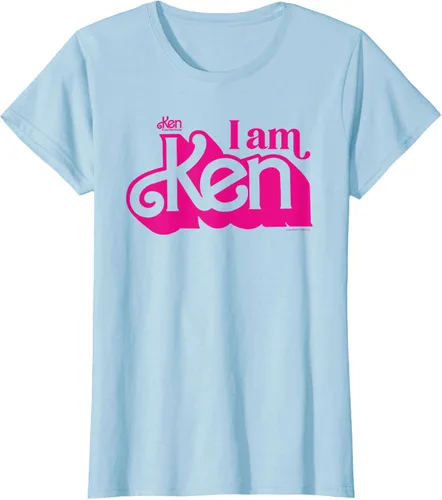 Vista 21 de Camisetas y camisetas de Barbie The Movie I Am Ken para hombres y mujeres Negro