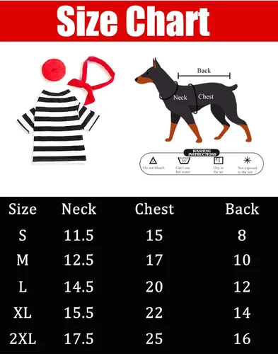 Vista 3 de Disfraz de artista para perro con divertido sombrero, ropa para mascotas, camisas para perros pequeños, camiseta de verano para cachorros (XS) negro