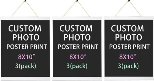 Vista 19 de YK artwood Impresiones de lienzo personalizadas con tus fotos de 8 x 10 pulgadas, imágenes personalizadas a lienzo para amantes, familiares, niños
