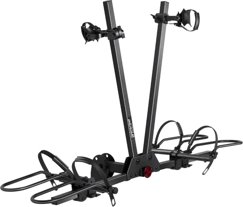 Vista 17 de Young - Portabicicletas para 2 bicicletas para montaje en maletero, hasta 70 libras de capacidad